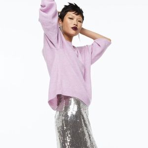 H&M Light Purple Knit Sweater Size XS